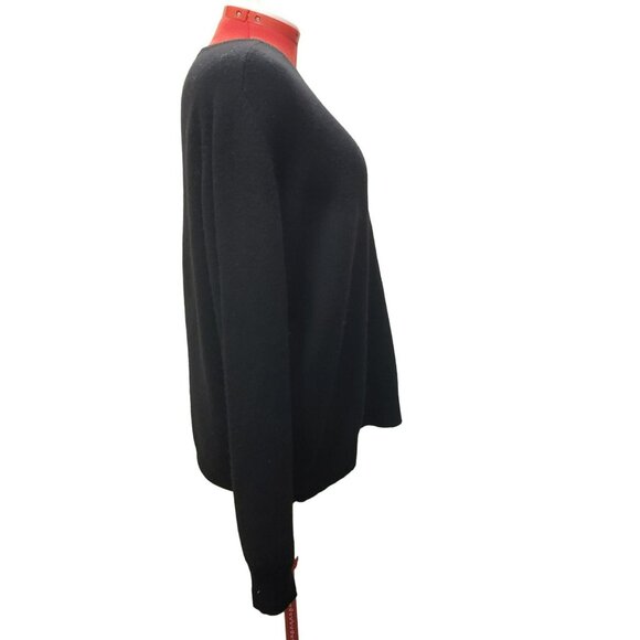 Polo Ralph Lauren V-Neck Sweater XXL, Black, 100% Lambswool, Classic Long Sleeve - Picture 3 of 7